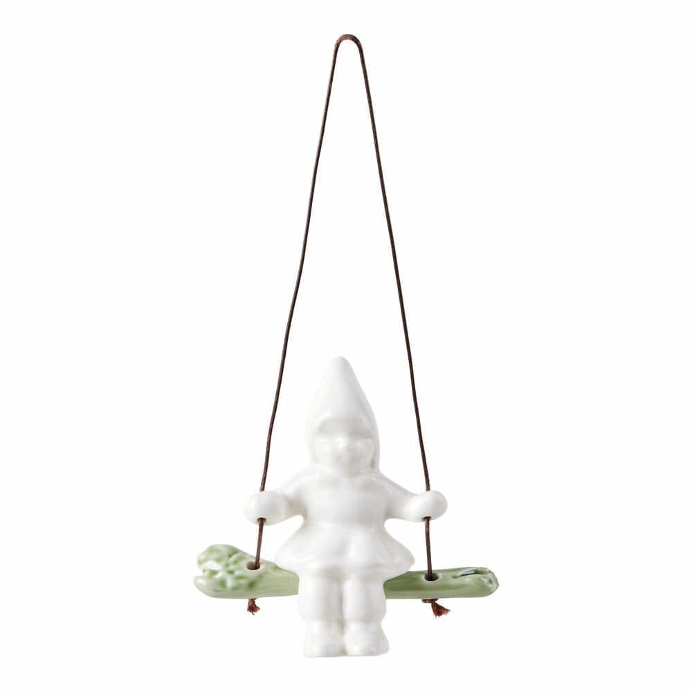Ornament de Crăciun din porțelan Swinging Girl – Kähler Design