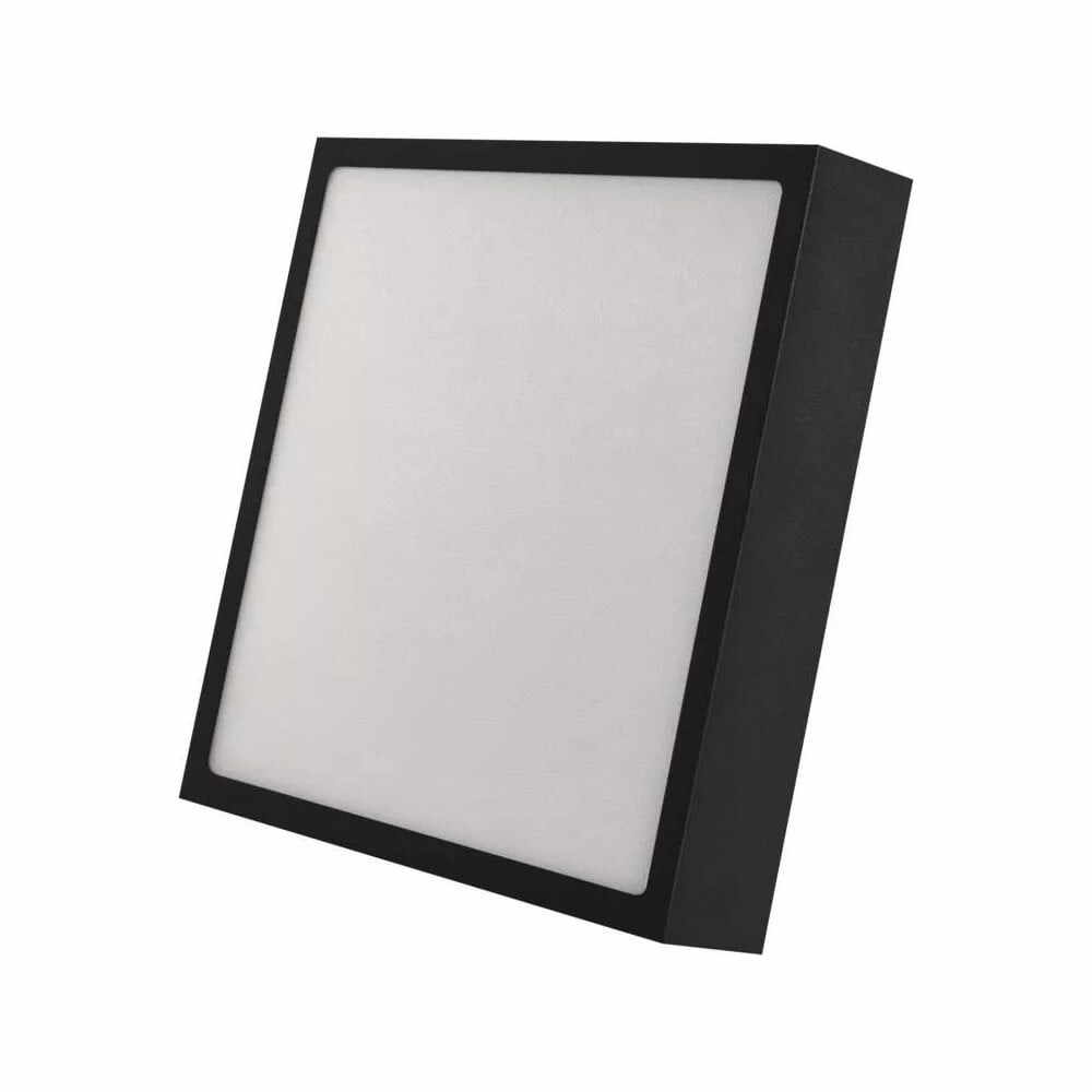 Plafonieră negru-mat LED 22.5x22.5 cm Nexxo – EMOS