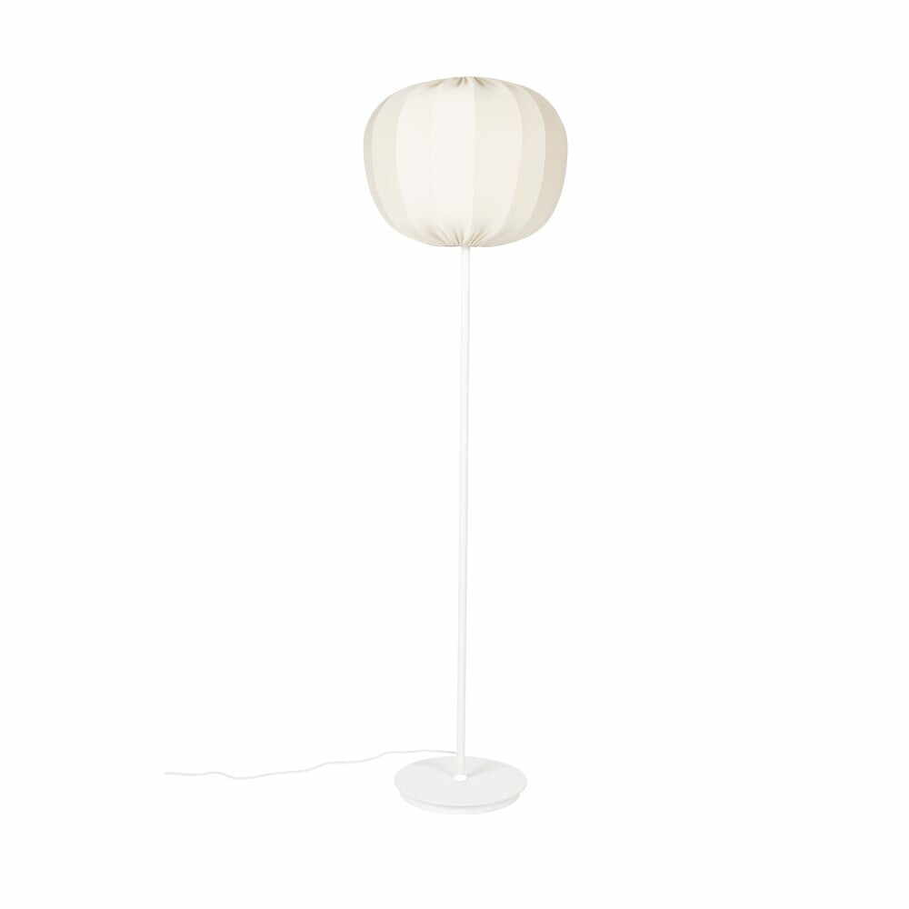 Lampadar alb cu abajur textil (înălțime 160 cm) Shem – White Label