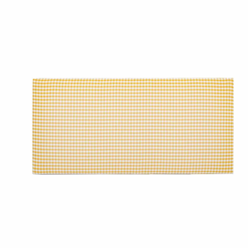  Tăblie de pat galbenă tapițată 110x52 cm Marina – Really Nice Things la pret 569 lei 