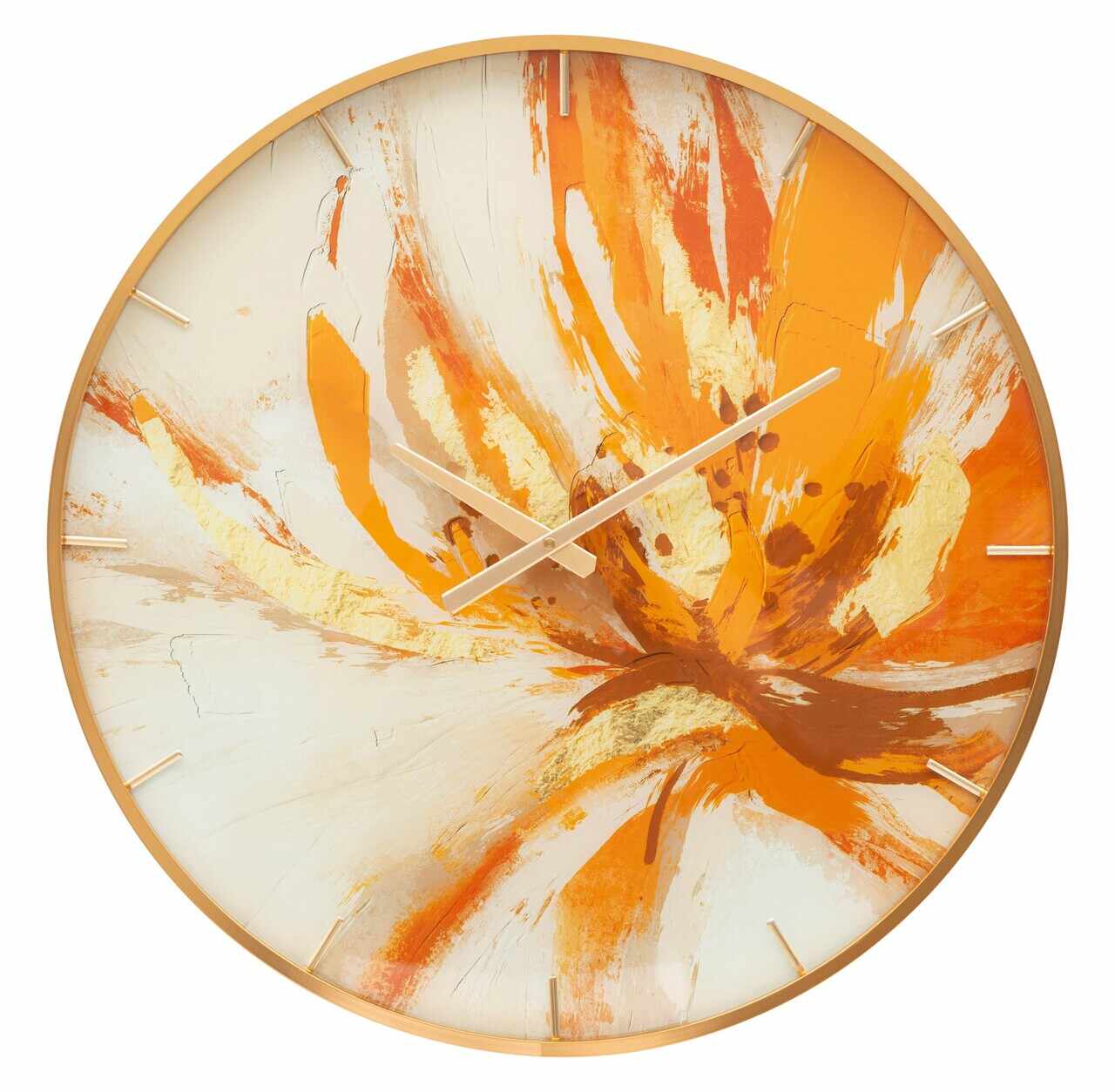 Ceas de perete, Toply, Mauro Ferretti, Ø60 cm, sticla/MDF/metal, multicolor