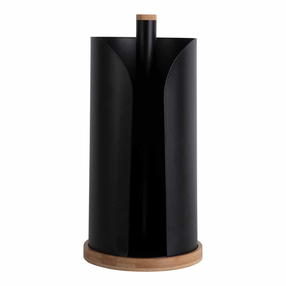 Suport de prosoape de bucătărie negru din bambus ø 15,5 cm Bamboo Accent – PT LIVING