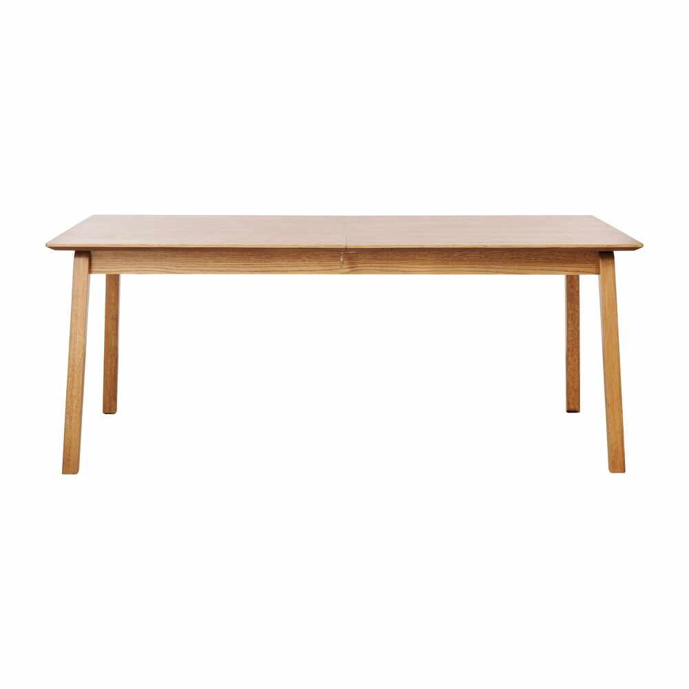  Masă de dining extensibilă cu blat cu aspect de lemn de stejar 95x190 cm Bari – Unique Furniture la pret 4990 lei 