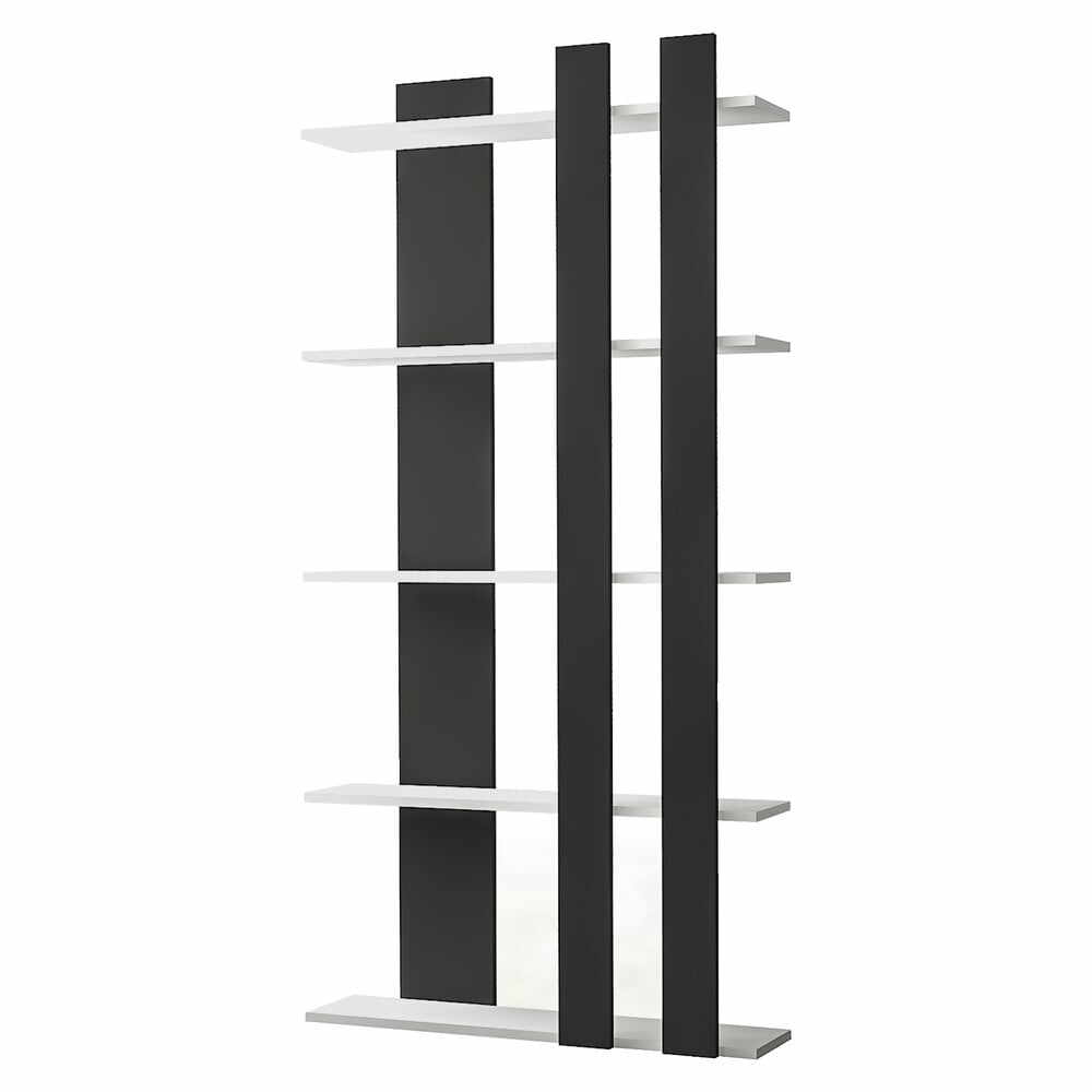  Bibliotecă alb-negru 75x150 cm Tiny - Gauge Concept la pret 899 lei 