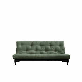 Canapea elegantă, extensibilă Karup Design Fresh Black, verde