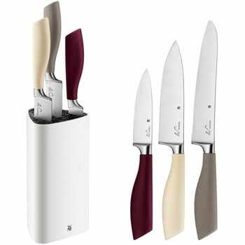Set cuțite din oțel forjat Cromargan® cu bloc WMF Joy