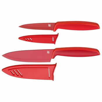 Set 2 cuțite cu capac WMF Touch, roșu