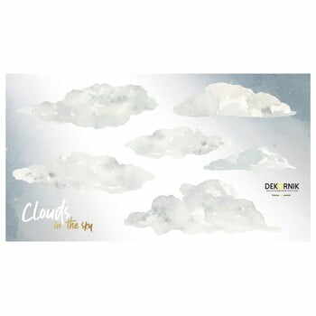 Set autocolante de perete Dekornik Clouds