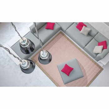 Covor foarte rezistent Floorita Chrome, 160 x 230 cm, roz
