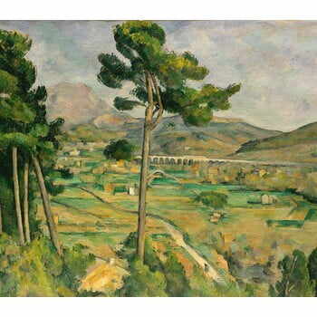 Reproducere tablou Paul Cézanne - Mont Sainte, 80 x 70 cm