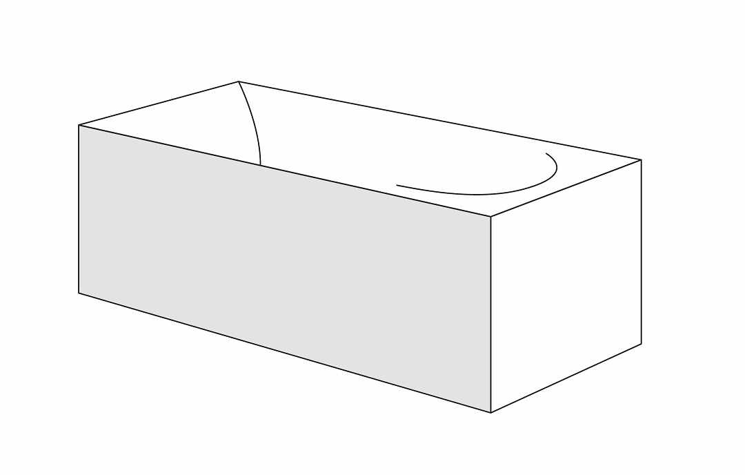 Panou frontal Radaway pentru cazi rectangulare 150cm h56cm