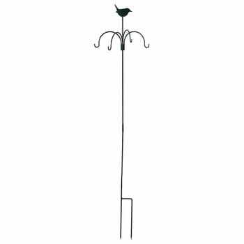 Suport pentru hrănitoare păsări Esschert Design, înălțime 148 cm, verde închis