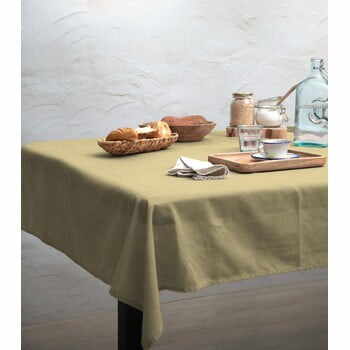 Față de masă Linen Couture Beige, 140 x 200 cm