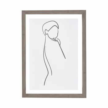 Taboul cu ramă Surdic Woman Body, 30 x 40 cm