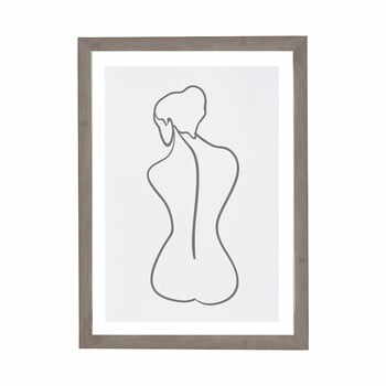 Taboul cu ramă Surdic Woman Lines, 30 x 40 cm