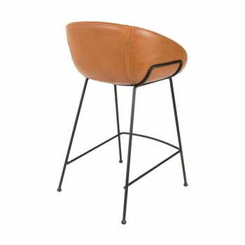 Set 2 scaune bar Zuiver Feston, înălțime scaun 65 cm, maro