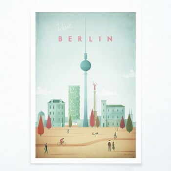 Poster Travelposter Berlin, A2