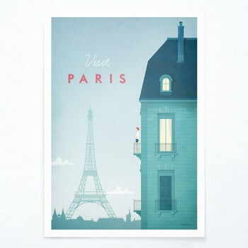 Poster Travelposter Paris, A2