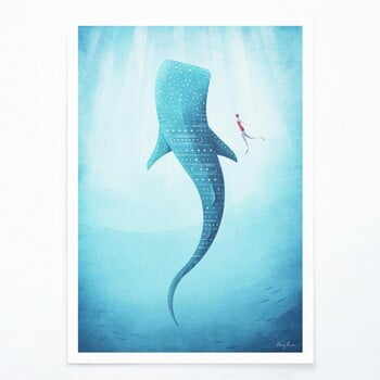 Poster Travelposter Whale Shark, A2