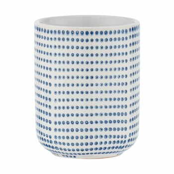 Suport ceramică pentru periuțe de dinți Wenko Nole, alb - albastru