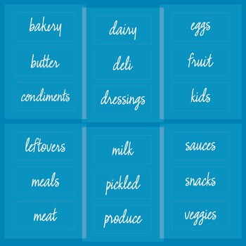 Etichete pentru produsele alimentare congelate iDesign The Home Edit