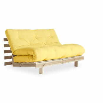 Canapea extensibilă Karup Design Roots Raw/Yellow