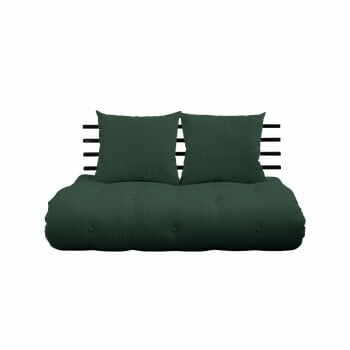 Canapea extensibilă Karup Design Shin Sano Black/Forest Green