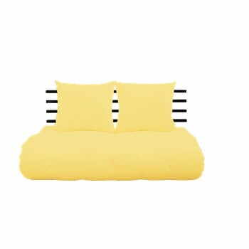 Canapea extensibilă Karup Design Shin Sano Black/Yellow