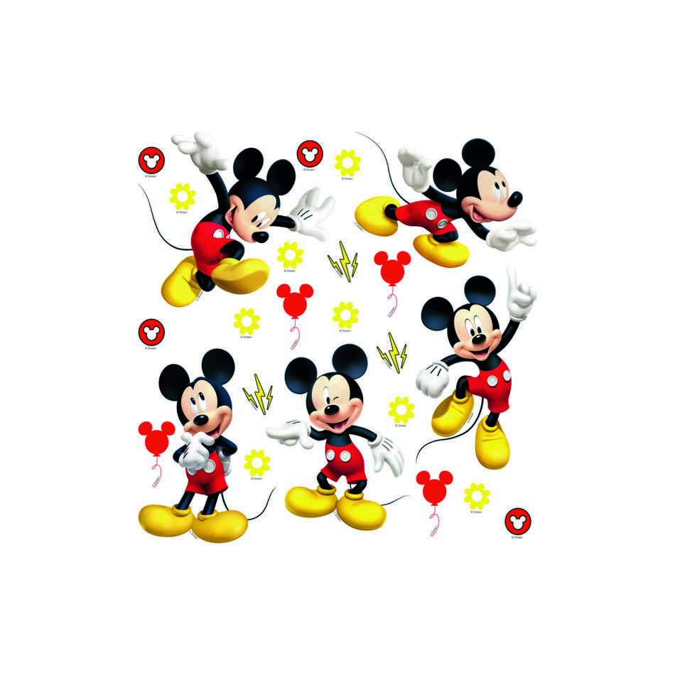Decorațiune autocolantă Mickey Mouse, 30 x 30 cm
