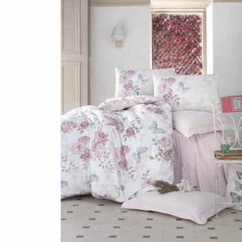 Set lenjerie de pat din bumbac pentru pat dublu Ranforce Rosell 200 x 220 cm