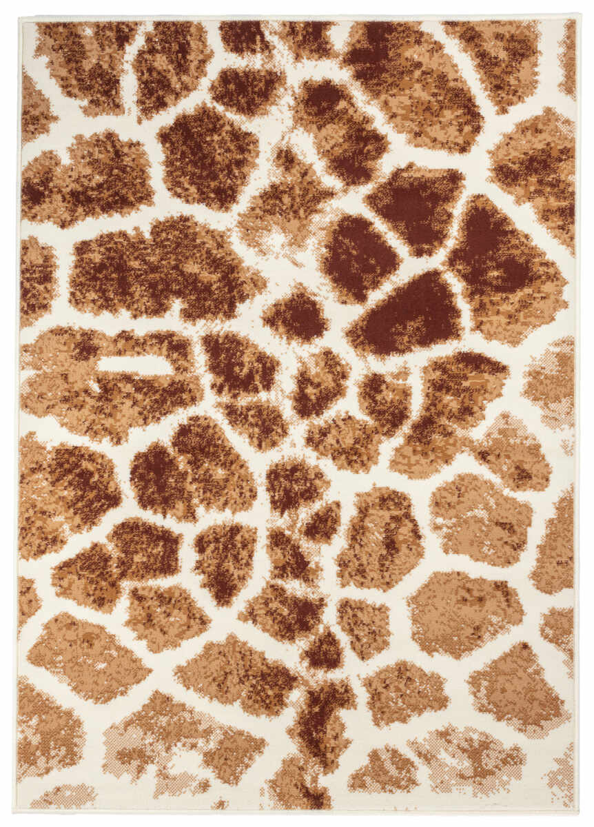 Covor Animal Print Parablund, Maro/Alb, 120x170 cm