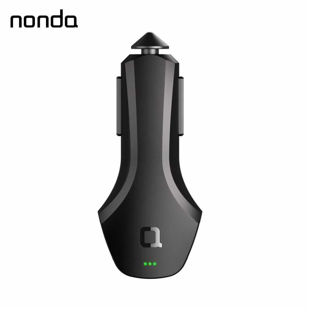 Incarcator auto Nonda Zus Smart, Dual USB, Negru