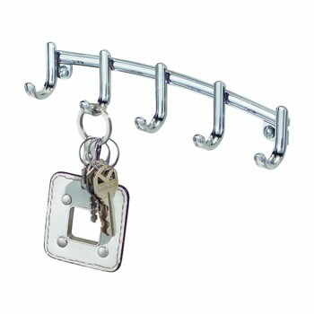 Cuier metalic pentru chei iDesign York Lyra, 23 x 14 cm