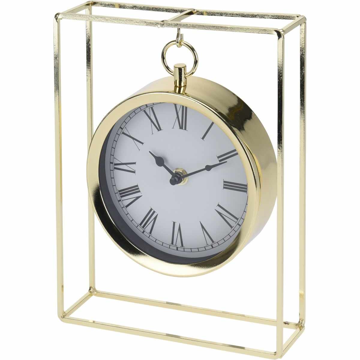 Ceas de masă Erada, auriu, 18,8 x 5,8 x 25 cm