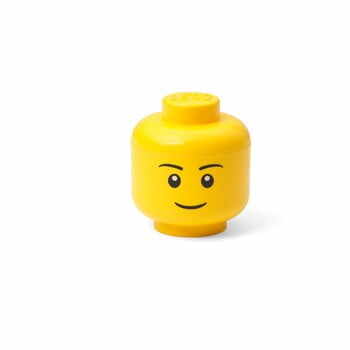 Cutie de depozitare în formă de figurină LEGO® Boy, 10,5 x 10,6 x 12 cm
