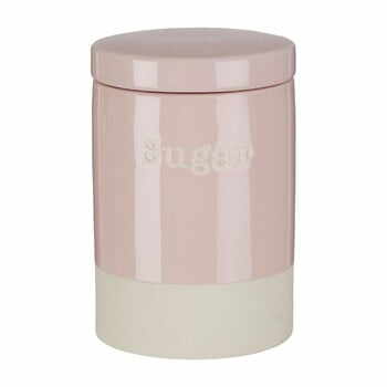 Recipient din ceramică pentru zahăr Premier Housewares, 616 ml, roz