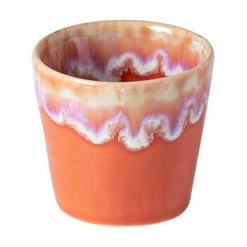Ceașcă pentru espresso din gresie ceramică Costa Nova, 90 ml, portocaliu - alb
