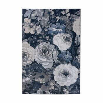 Covor Mint Rugs Peony, 80 x 150 cm, albastru închis