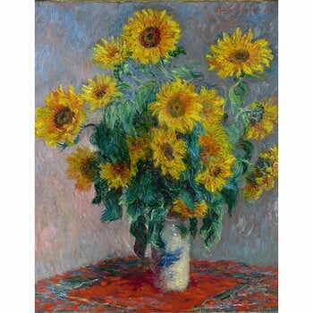 Reproducere tablou Claude Monet - Bouquet of Sunflowers , 50x40 cm