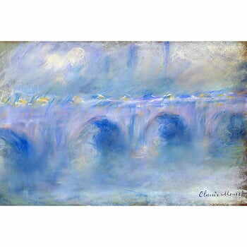 Reproducere tablou Claude Monet - Le Pont de Waterloo, 90x60 cm