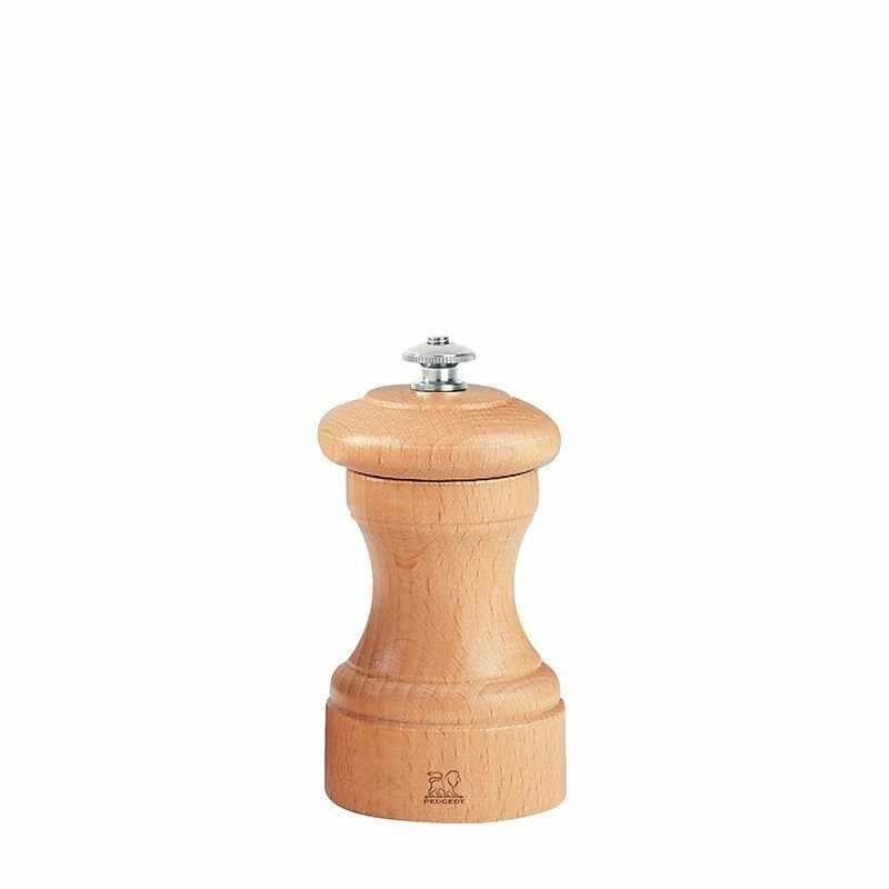 Rasnita pentru piper Bistro din lemn 10 cm natural - Peugeot