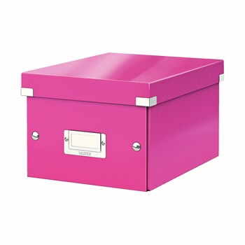 Cutie depozitare Leitz Universal, lungime 28 cm, roz