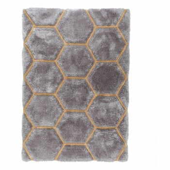 Covor Flair Rugs Honeycomb, 120 x 170 cm, gri