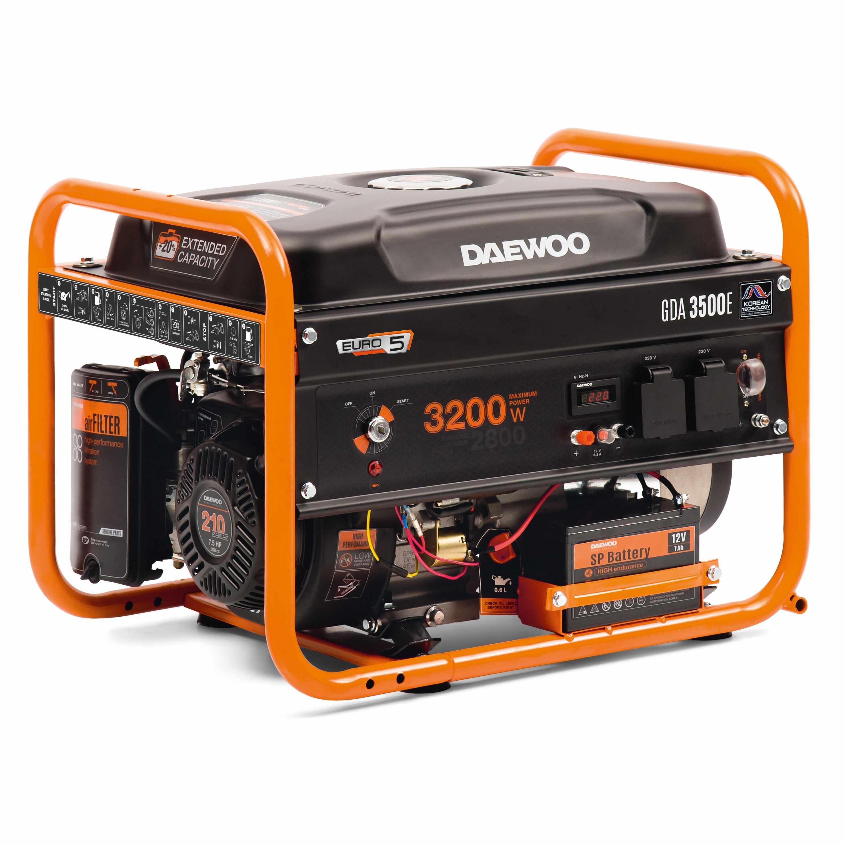 Generator Daewoo GDK2800 22kW max 25kW fara roti
