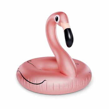 Colac gonflabil Big Mouth Inc. Flamingo, roz auriu