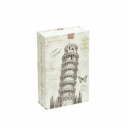 Cutie valori tip carte Pisa, 12 x 18 x 5 cm