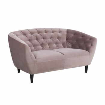 Canapea cu 2 locuri Actona Ria, roz