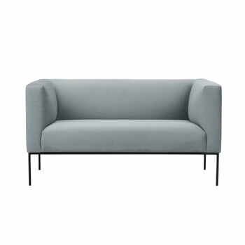 Canapea cu 2 locuri Windsor & Co Sofas Neptune, gri deschis