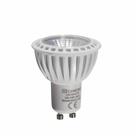 Bec spot LED CVMORE lumina calda 7W GU10 560 lm clasa energetica A+ - GU10.00090