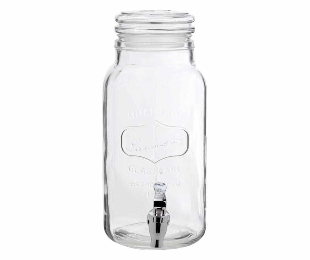 Dispenser pentru bauturi Transparent 3.75 L - Cosy & Trendy, Alb